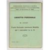 LIBRETTO PERSONALE N. 145462